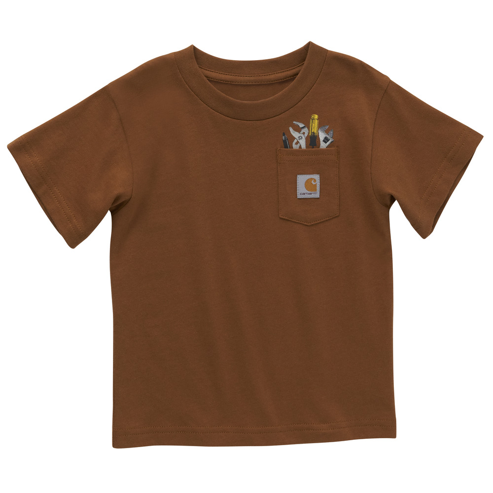 Carhartt Short-Sleeve Tool Pocket T-Shirt, Carhartt Brown - CA6509