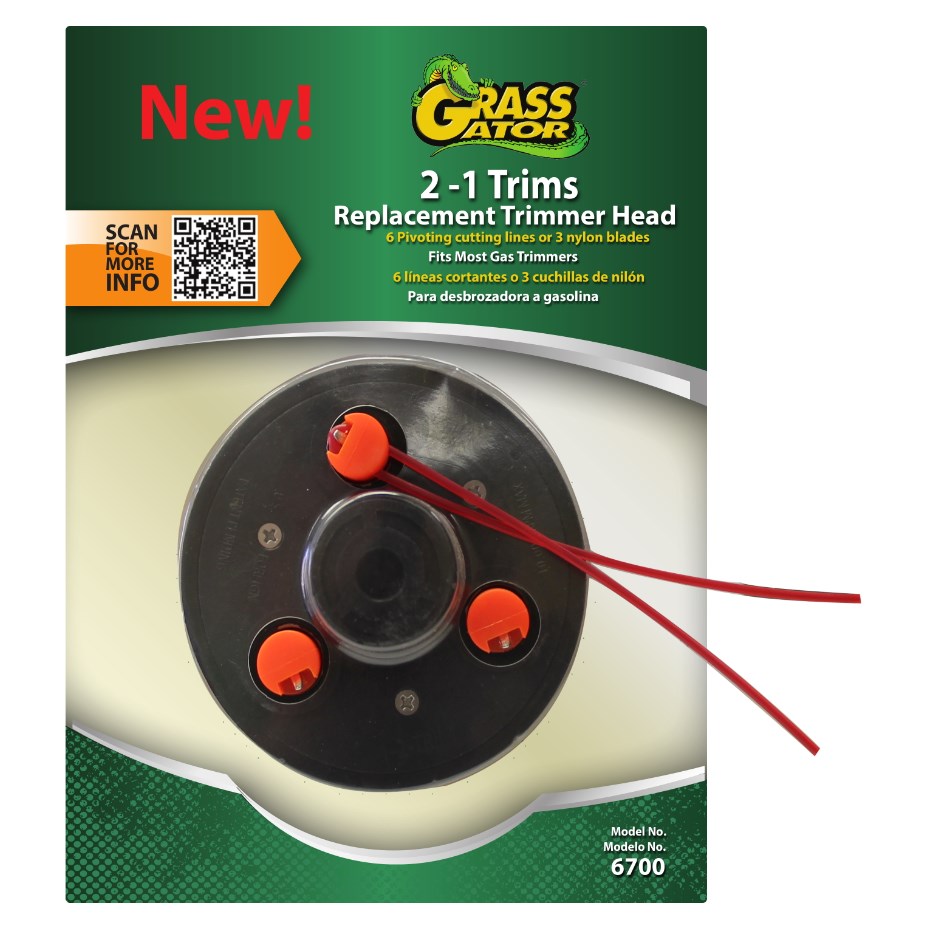 Grass Gator 12 Trim Replacement Trimmer Head for Gas Trimmers. 6700