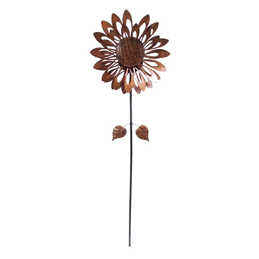 Alpine Bronze Sunflower Wind Spinner Stake - SLL2660BZ | Rural King