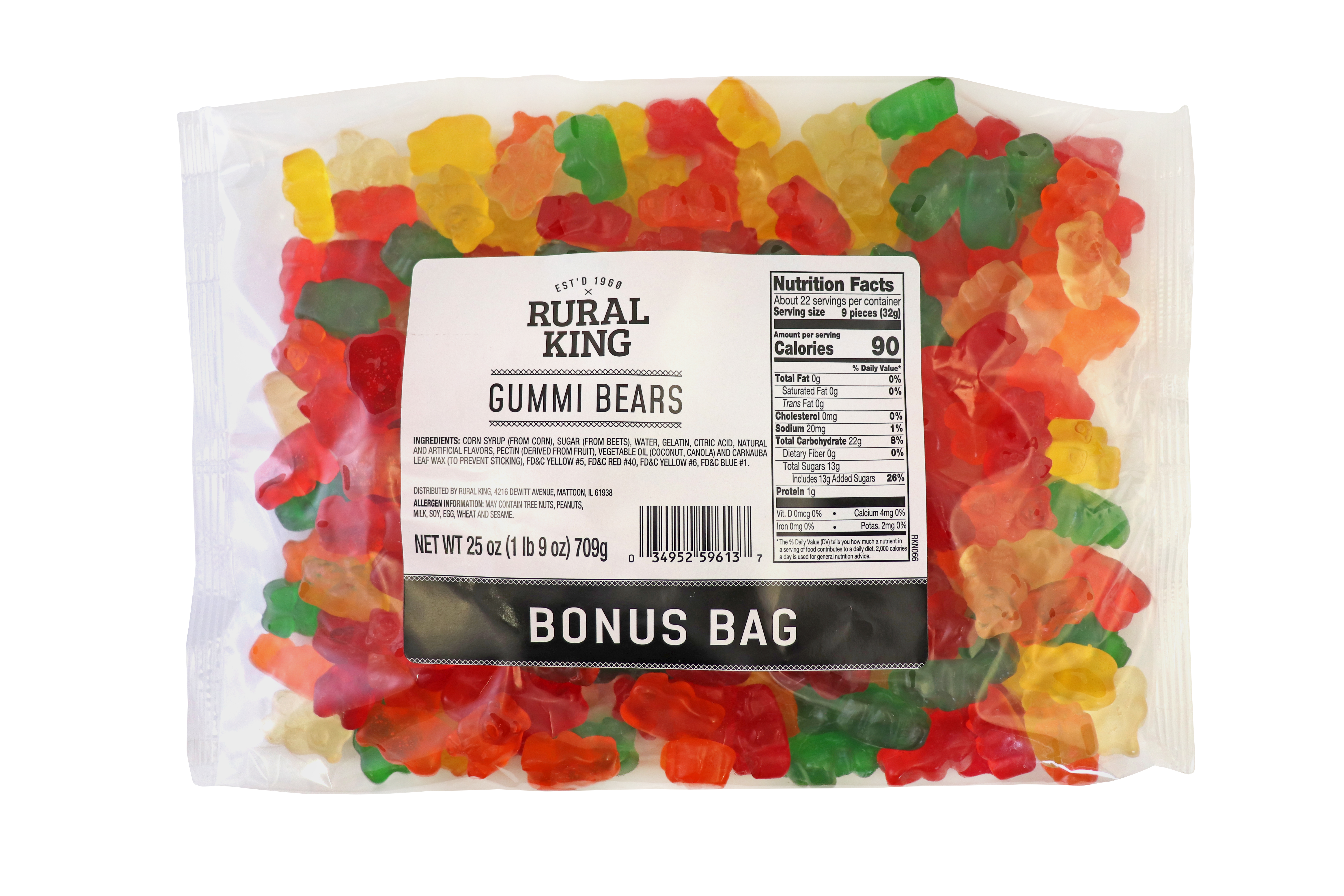 Rural King Gummi 12 Flavor Bears Bonus 25oz. | Rural King