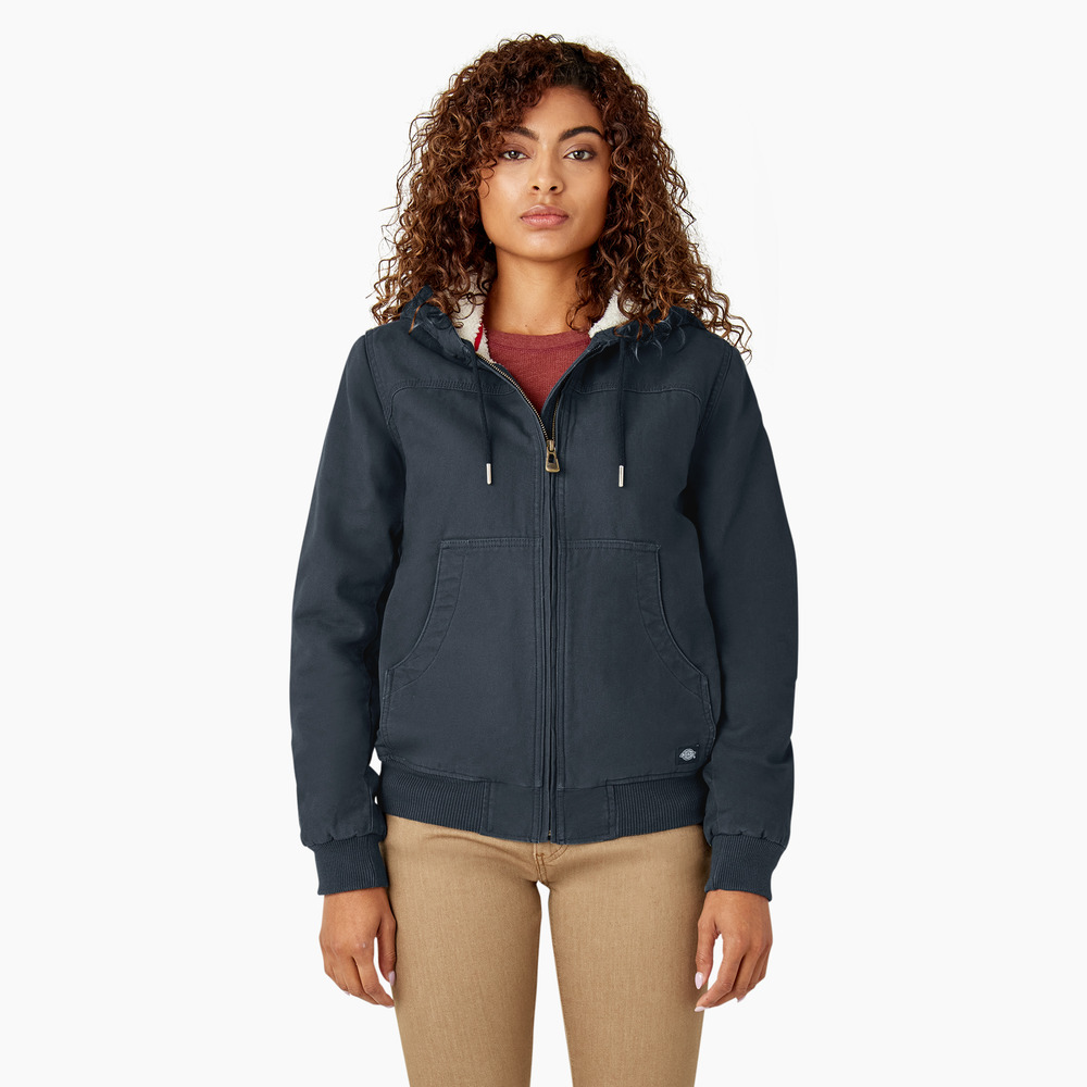 Dickies Womens Sherpa Duck Bomber, Rinsed Nubuck FJ700 Rural King