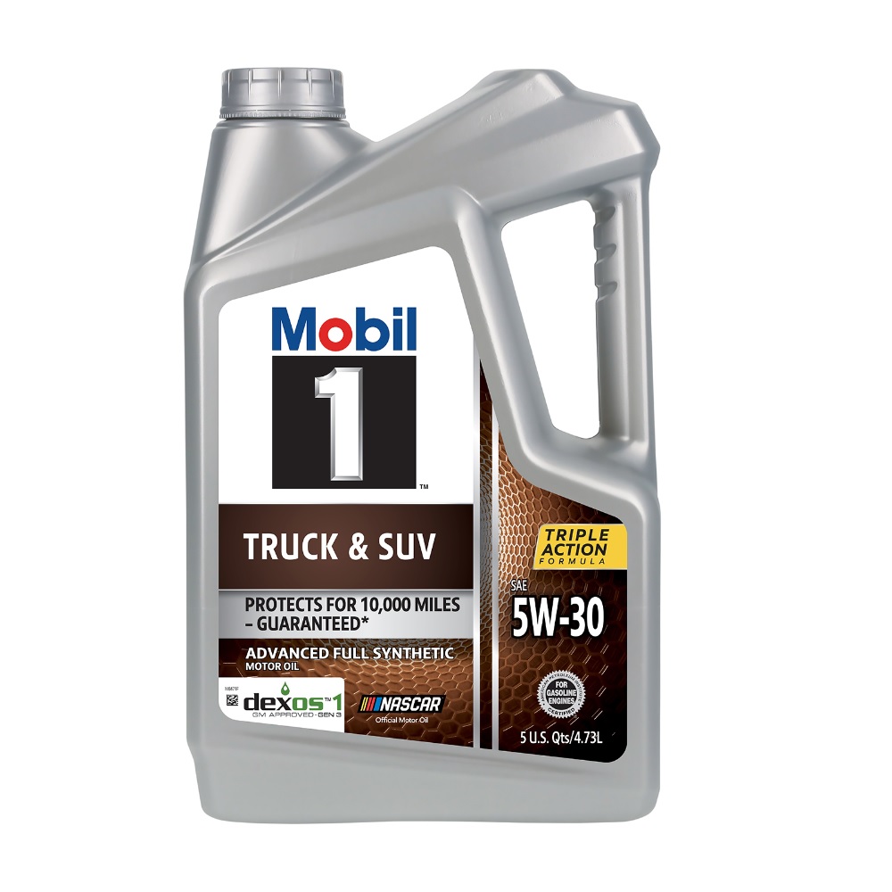 Mobil 1 Truck & SUV Advanced Full Synthetic Motor Oil, 5W30, 5 Quart