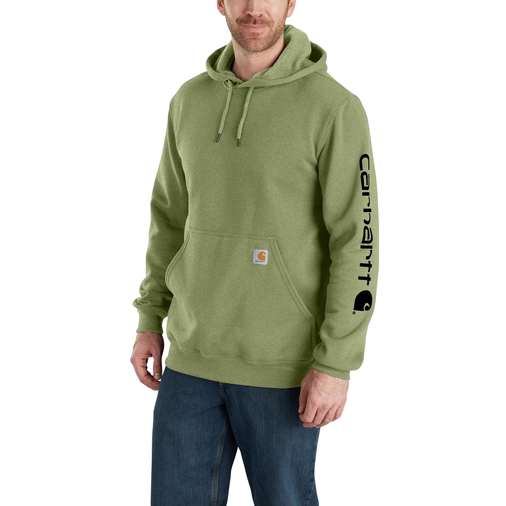 Carhartt Men's Loose Fit Midweight Logo Sleeve Graphic Sweatshirt, Deep  Ocean Heather - K288-HL3 | Rural King