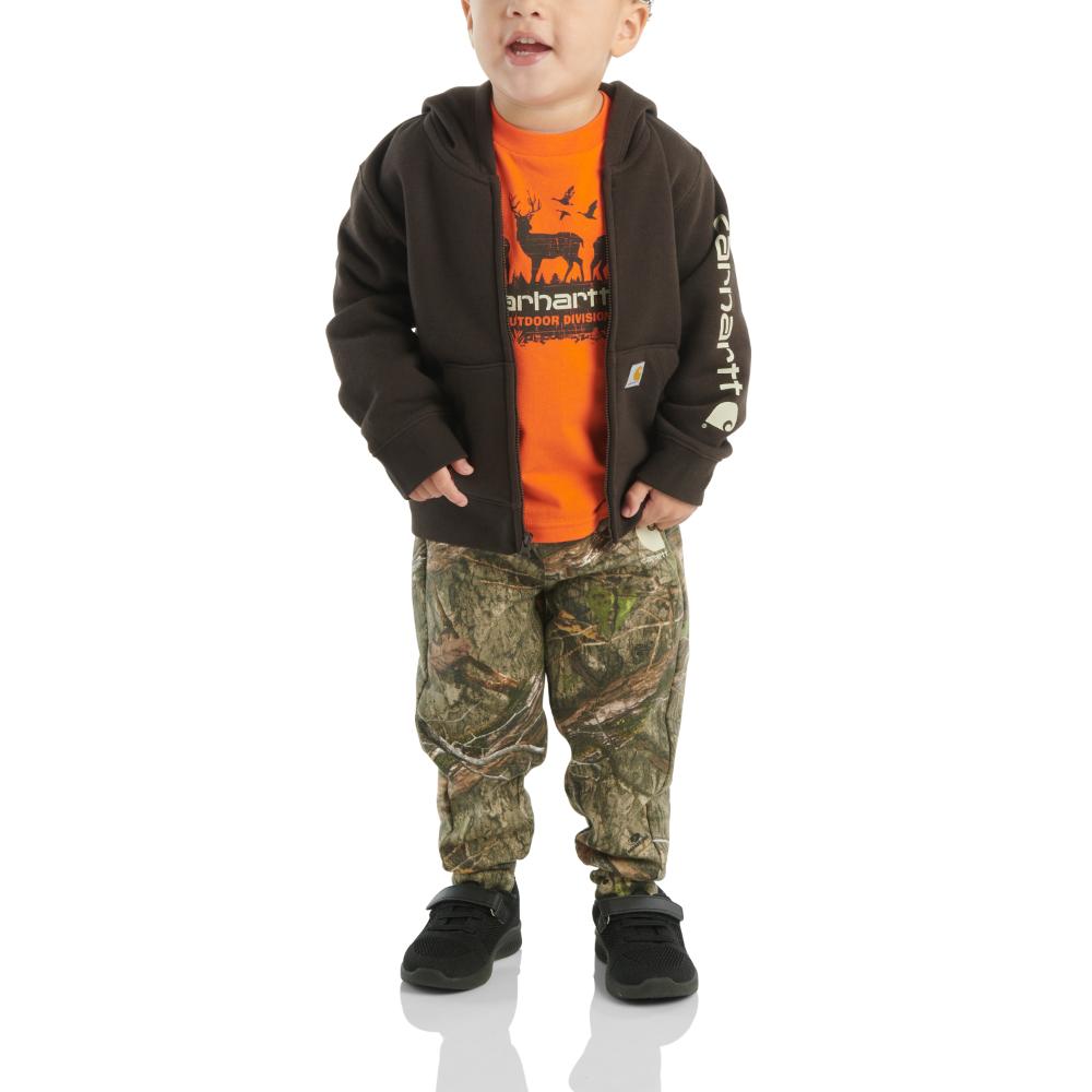 Carhartt Infant Boy's Long Sleeve T-Shirt, Fleece Jacket And