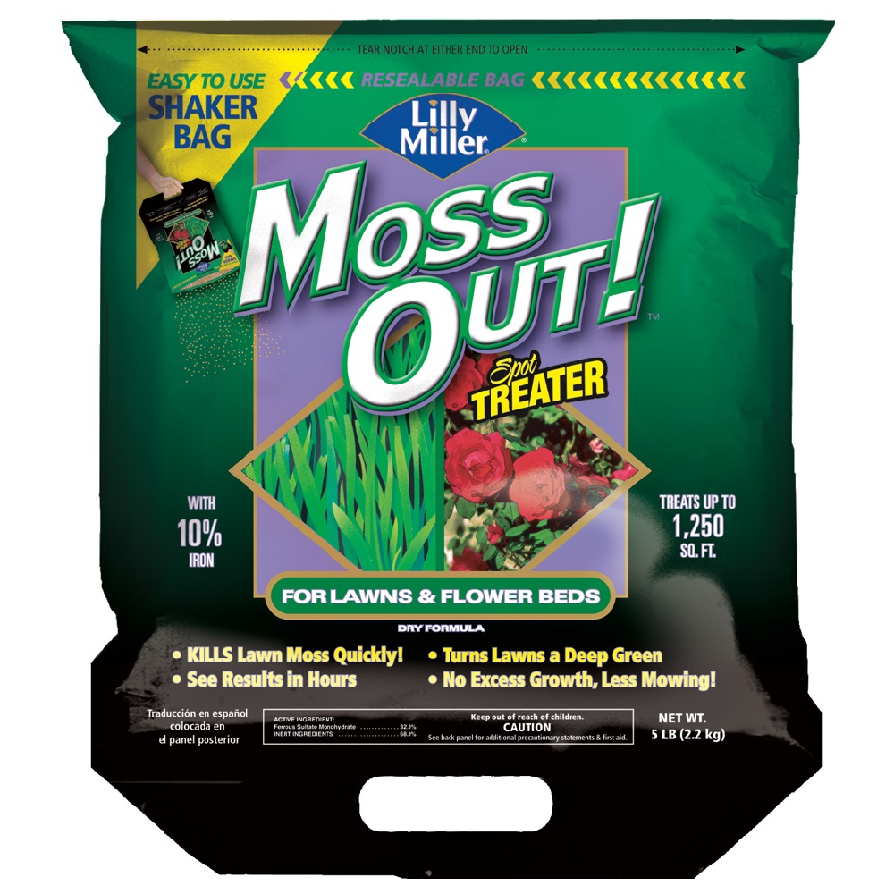 Moss Out! ReadytoUse Lawn Granules Shaker Bag, 5 lb. 100099159