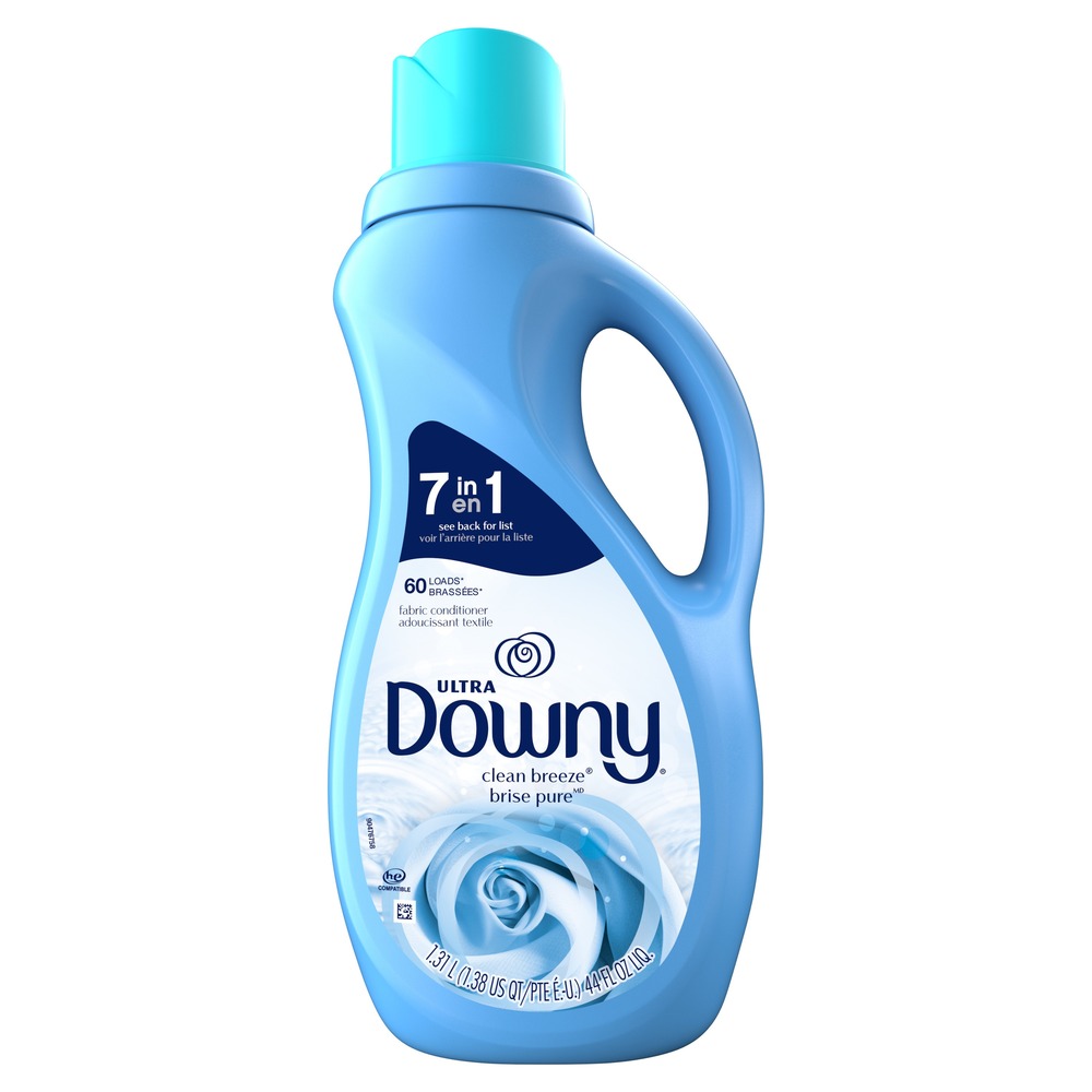 Downy Ultra Laundry Liquid Fabric Softener, Clean Breeze, 44 fl oz