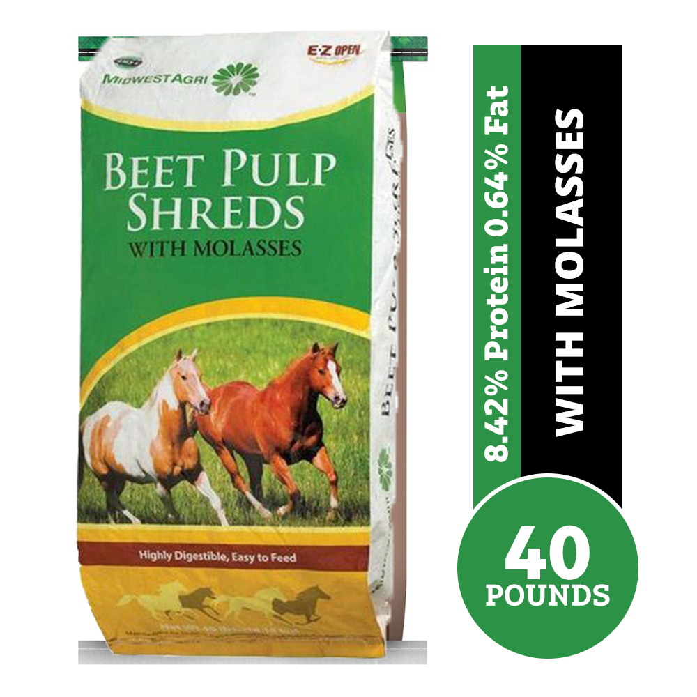 Midwest Agri Beet Pulp Shreds with Molasses, 40 lb. Bag Rural King