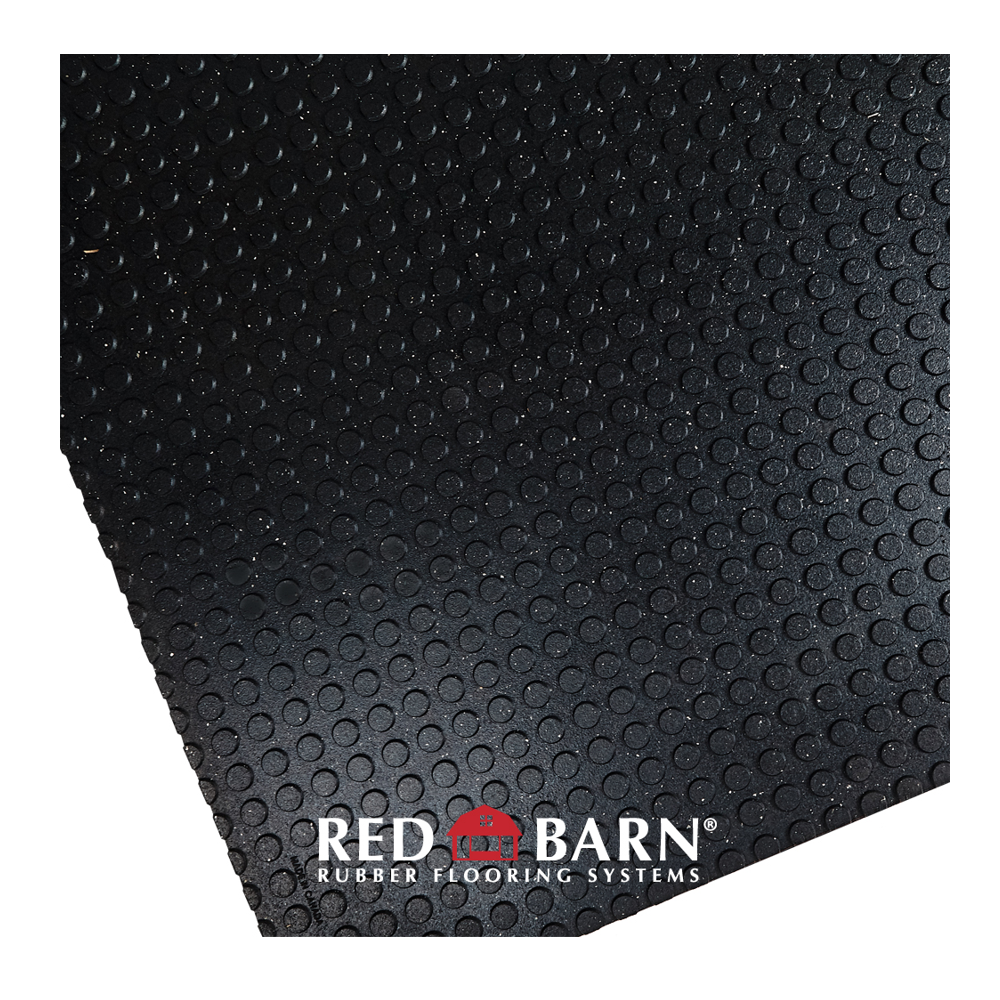 4' x 6' Rubber Horse Mat Durable and Easy to Clean