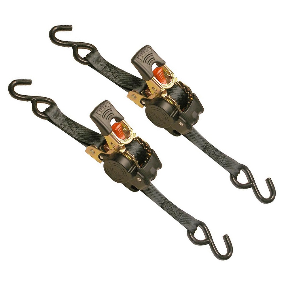 Erickson 1\" x 6' 1500 lb. Retractable Ratchet Straps, 2pack 34413