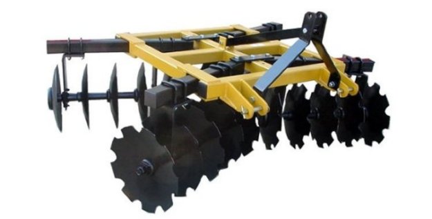 King Kutter 6.5' Professional Box Frame Disc Harrow, Yellow - 18