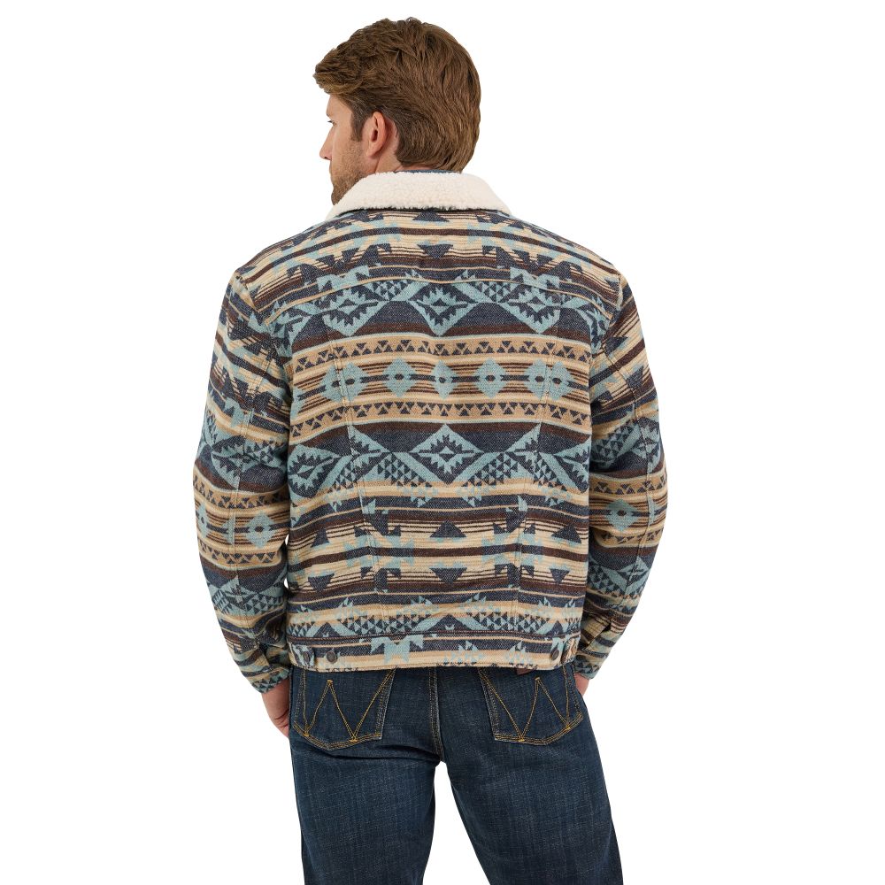 Wrangler Men's Sherpa Lined Jacquard Jacket | Rural King