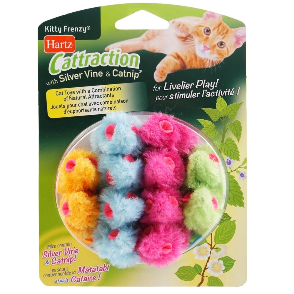 Hartz Cattraction with Silver Vine and Catnip Kitty Frenzy - 11224