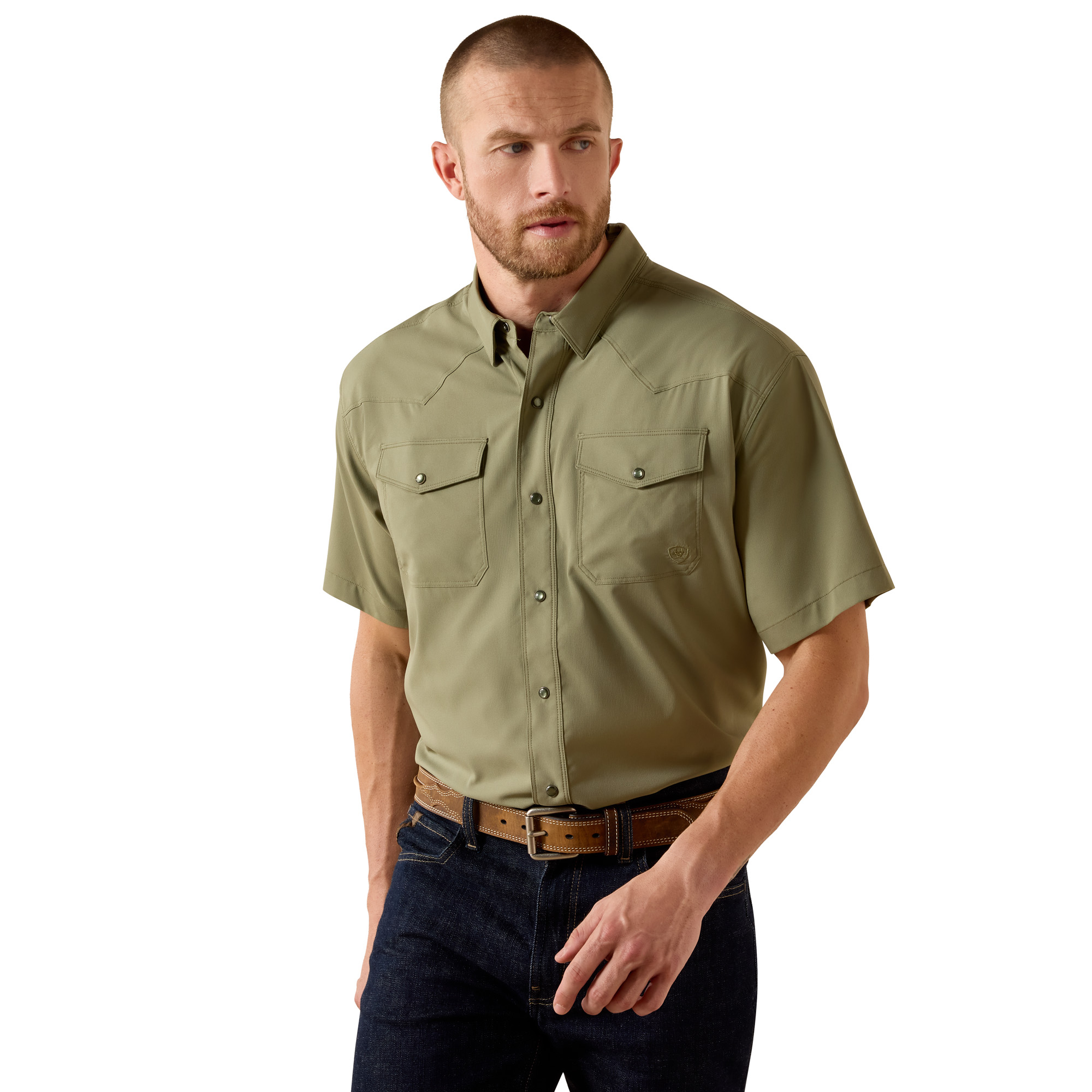 Ariat Men's VentTEK Classic Fit Short Sleeve Snap Shirt | Rural King