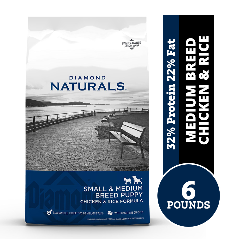 Diamond Naturals Small Medium Breed Puppy Chicken Rice Formula